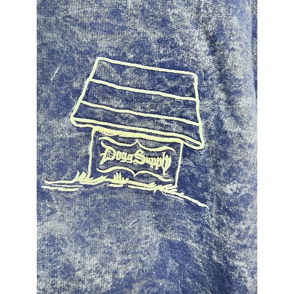 NWT Dogg Supply by Snoop Dogg Mens Tie Dye Hoodie Sweatshirt Small Royal Blue - Picture 4 of 16